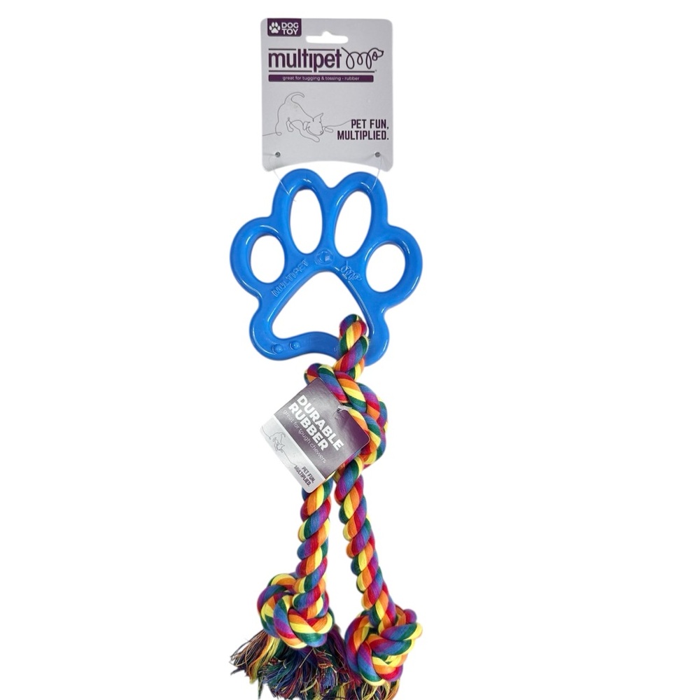 Blue Paw Rope Dog Toy
